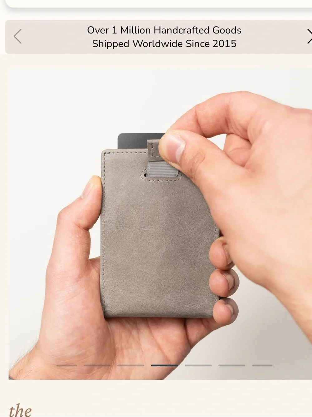 Andar slim leather